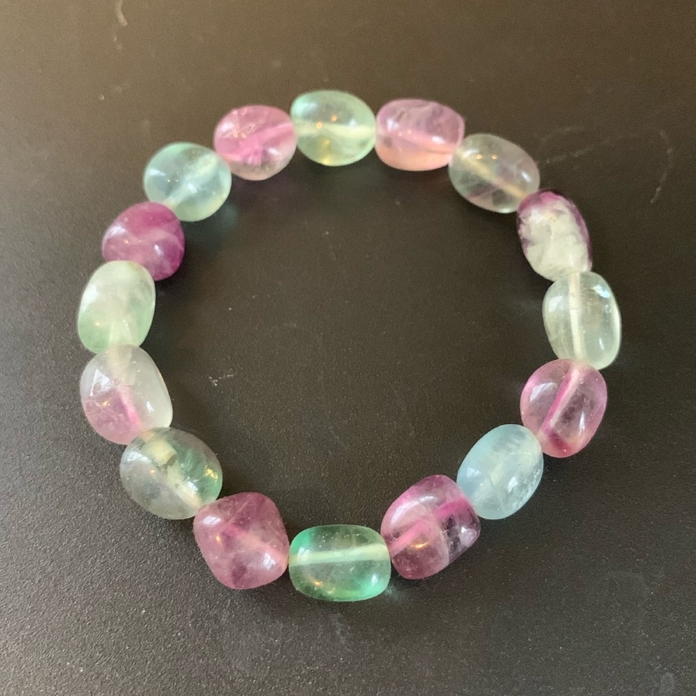 Fluorite Nugget Bracelet